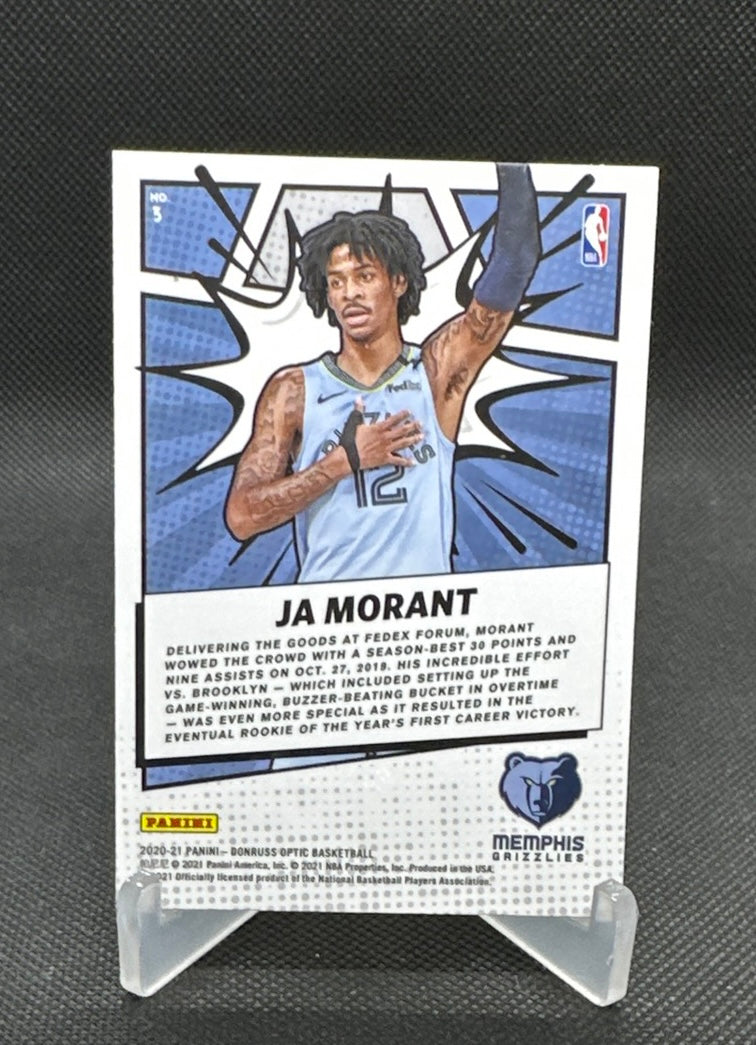 2020-21 Donruss Optic Ja Morant MY HOUSE #5 - MINT