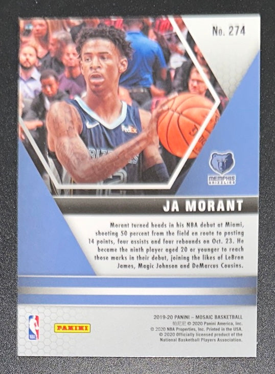 2019-20 Panini Mosaic Ja Morant RC Rookie #274 - MINT