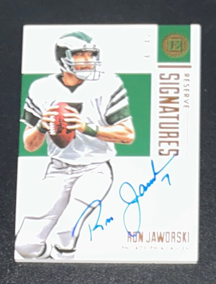 2017 Panini Encased Ron JAWORSKI Reserve Signatures Auto /49 # RS-RJW