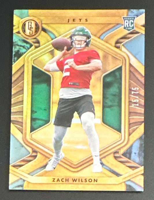 2021 Panini Gold Standard Zach Wilson /75 RC Rookie # 102 - MINT