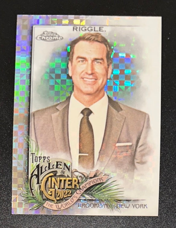 2022 Topps Allen & Ginter Chrome Rob Riggle Superfractor SSP ~ /13 # 189 - Comedian