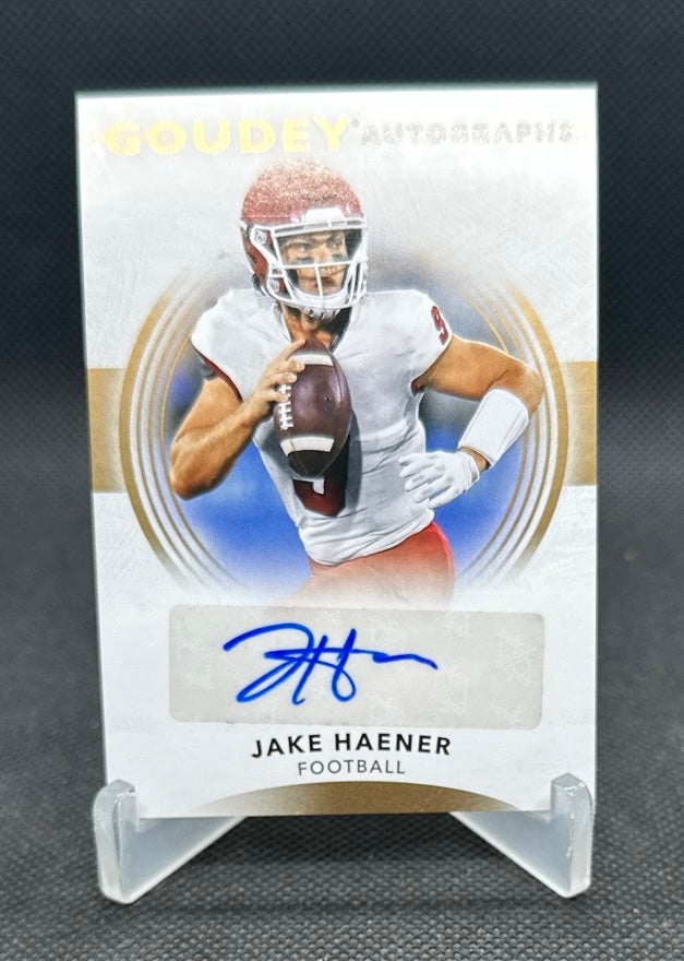 2022 Upper Deck Goodwin Champions Jake Haener Goudey Autographs Auto RC Rookie #GA-HA - MINT