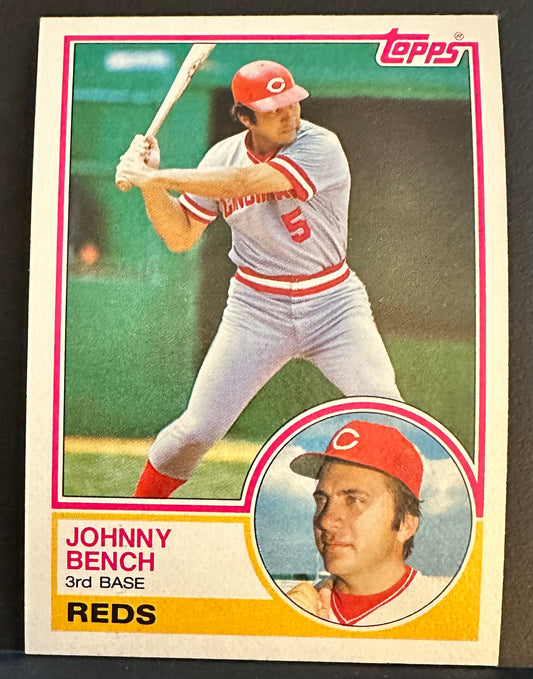 1983 Topps Set-Break # 60 Johnny Bench NR-MINT