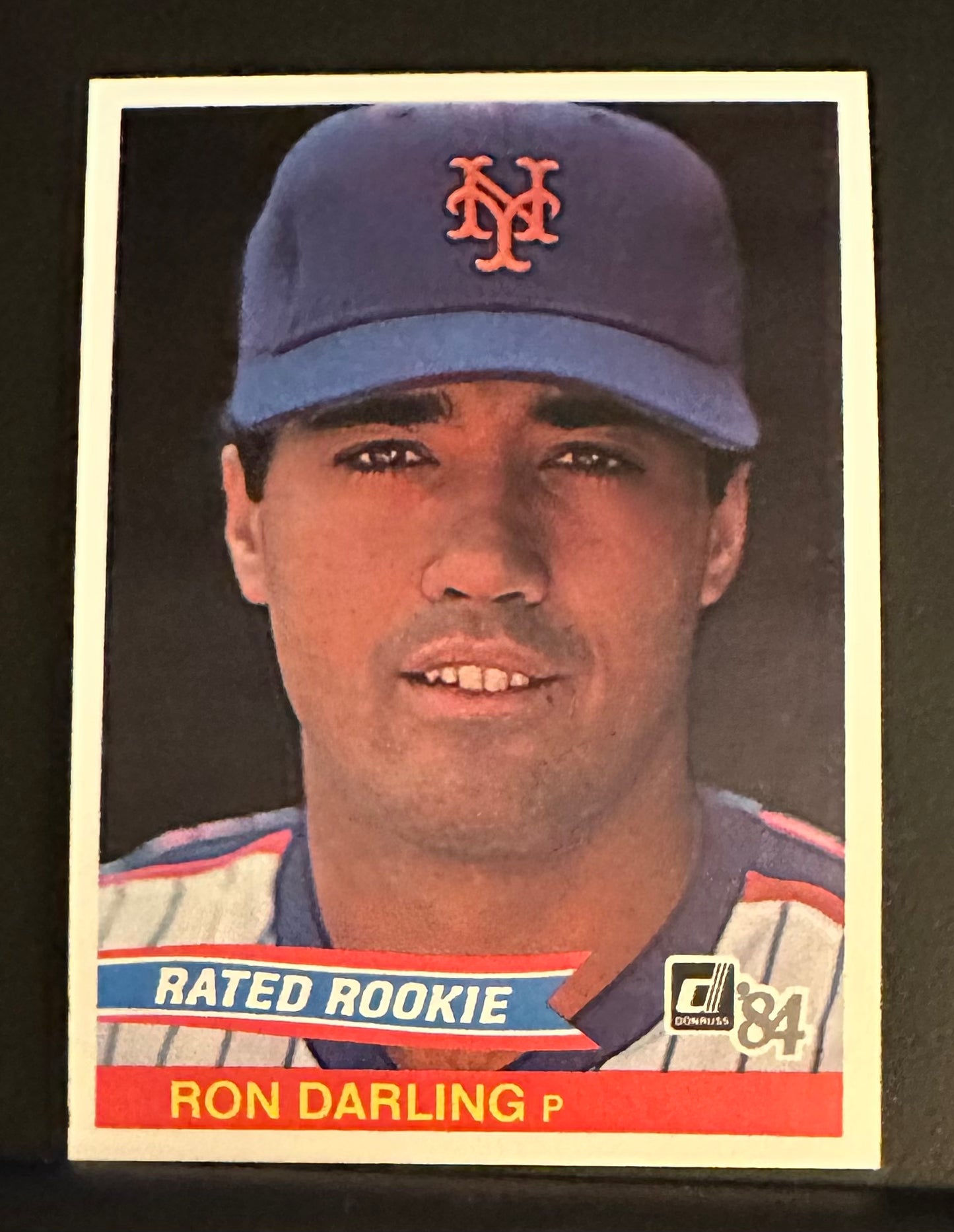 1984 Donruss Set-Break Ron Darling Error No Number  NR-MINT