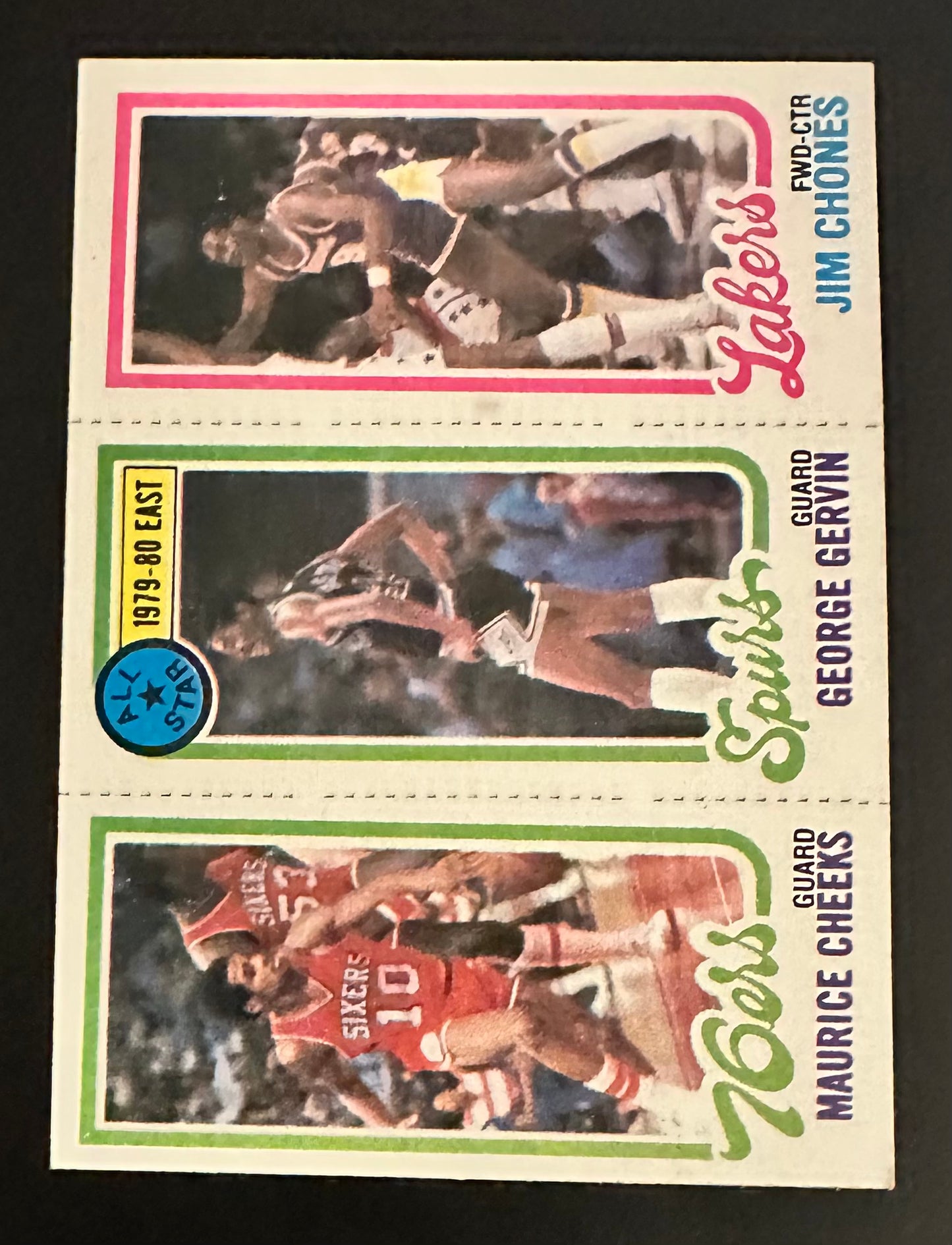 1980-81 Topp Cheeks RC Gervin Chones