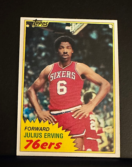 1981-82 Topps Set-Break Julius Erving NM-MINT or BETTER