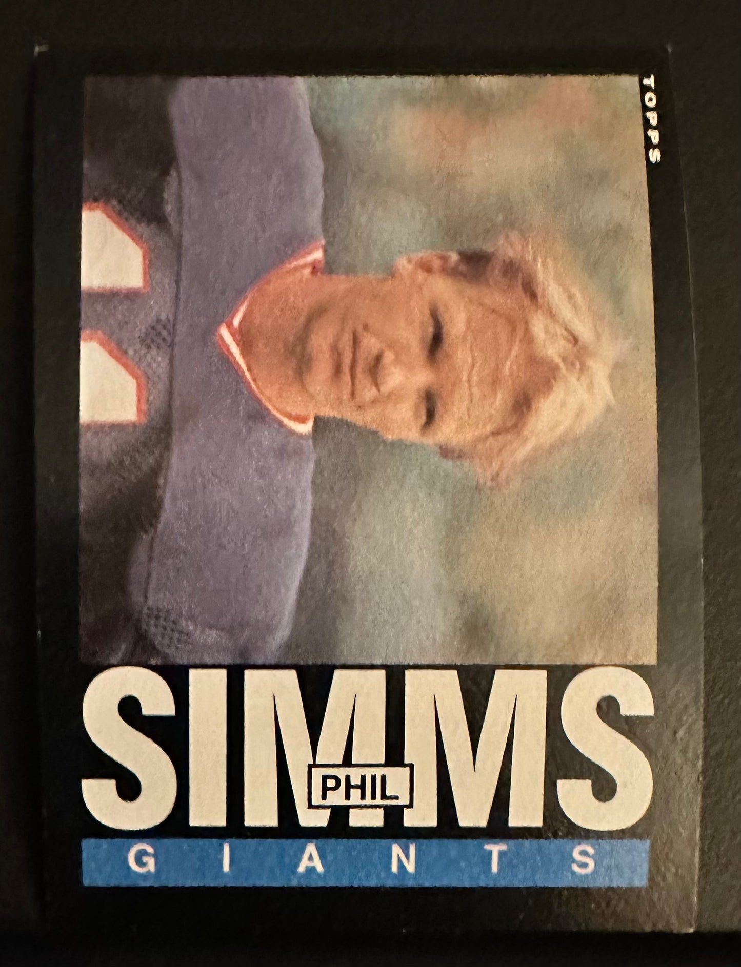 1985 Topps Set-Break # 123 Phil Simms - NM-MINT