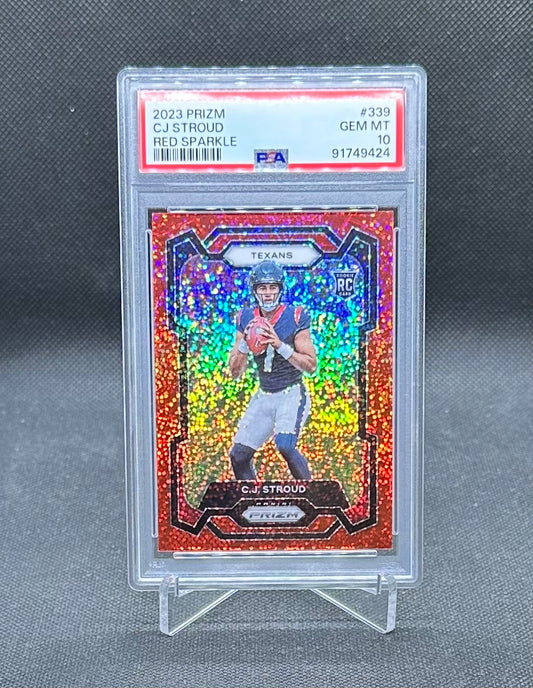 2023 Prizm Stroud Red Sparkle PSA 10