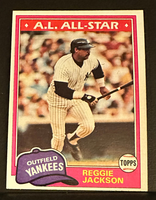 1981 Topps Set-Break #400 Reggie Jackson NM-MT OR BETTER