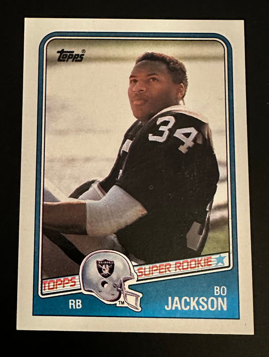 1988 Topps # 327 Bo Jackson Super Rookie RC - NM-MINT