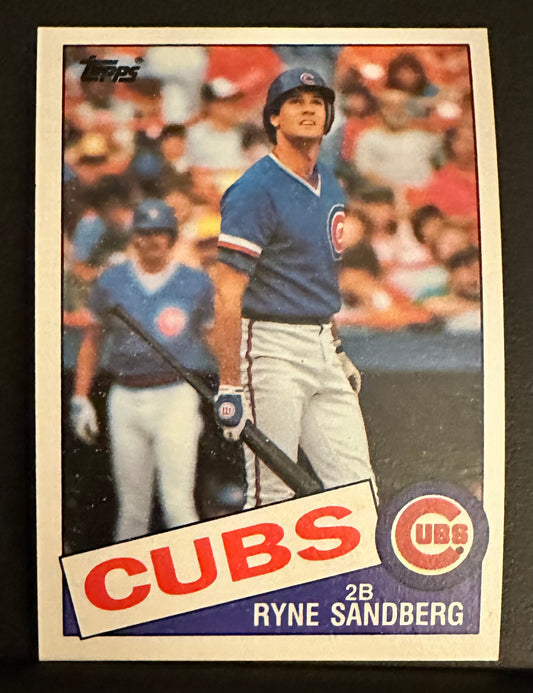 1985 Topps Set-Break #460 Ryne Sandberg NM-MT OR BETTER