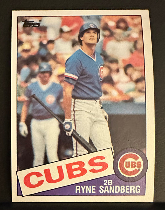 1985 Topps Set-Break #460 Ryne Sandberg NM-MT OR BETTER