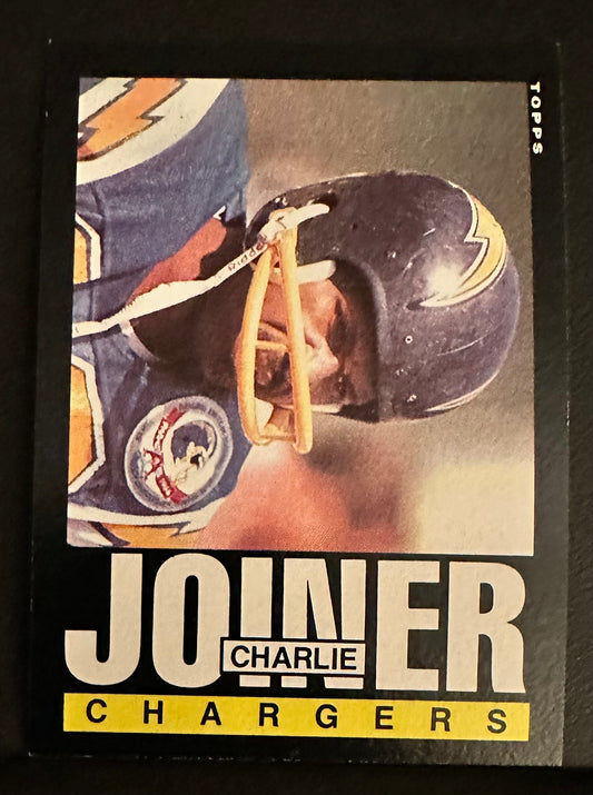 1985 Topps Set-Break # 377 Charlie Joyner NM-MT