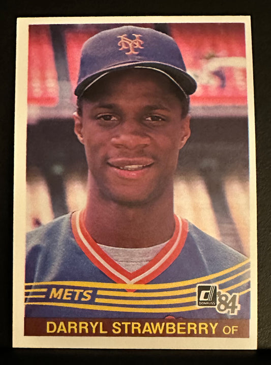 1984 Donruss Set-Break # 68 Darryl Strawberry RC NM-MT OR BETTER