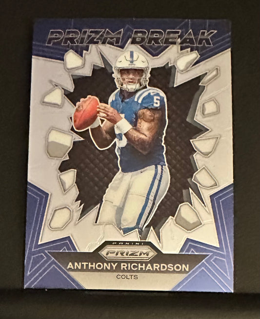 2023 Panini Prizm Anthony Richardson Prizm Break RC Rookie Insert #PB-4 CENTERED