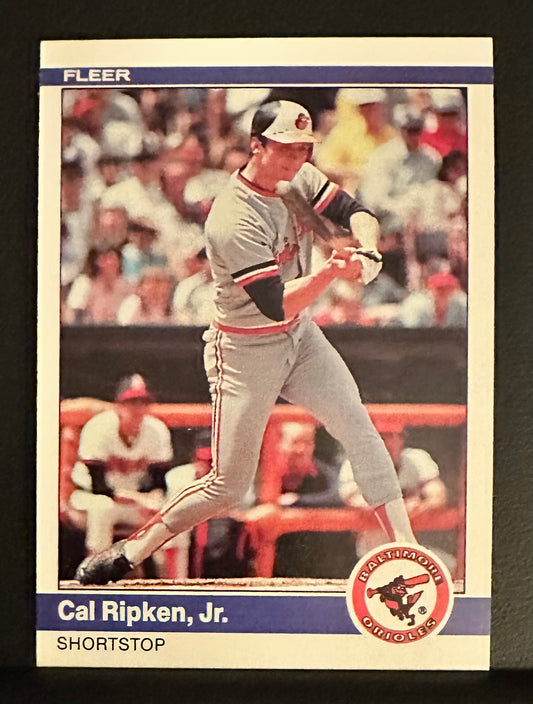 1984 Fleer Set-Break # 17 Cal Ripken Jr. NM-MT OR BETTER