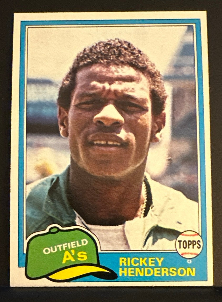 1981 Topps Set-Break #261 Rickey Henderson NR-MINT