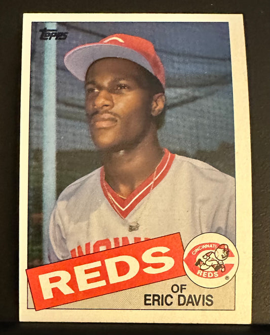 1985 Topps Set-Break #627 Eric Davis RC NM-MT OR BETTER