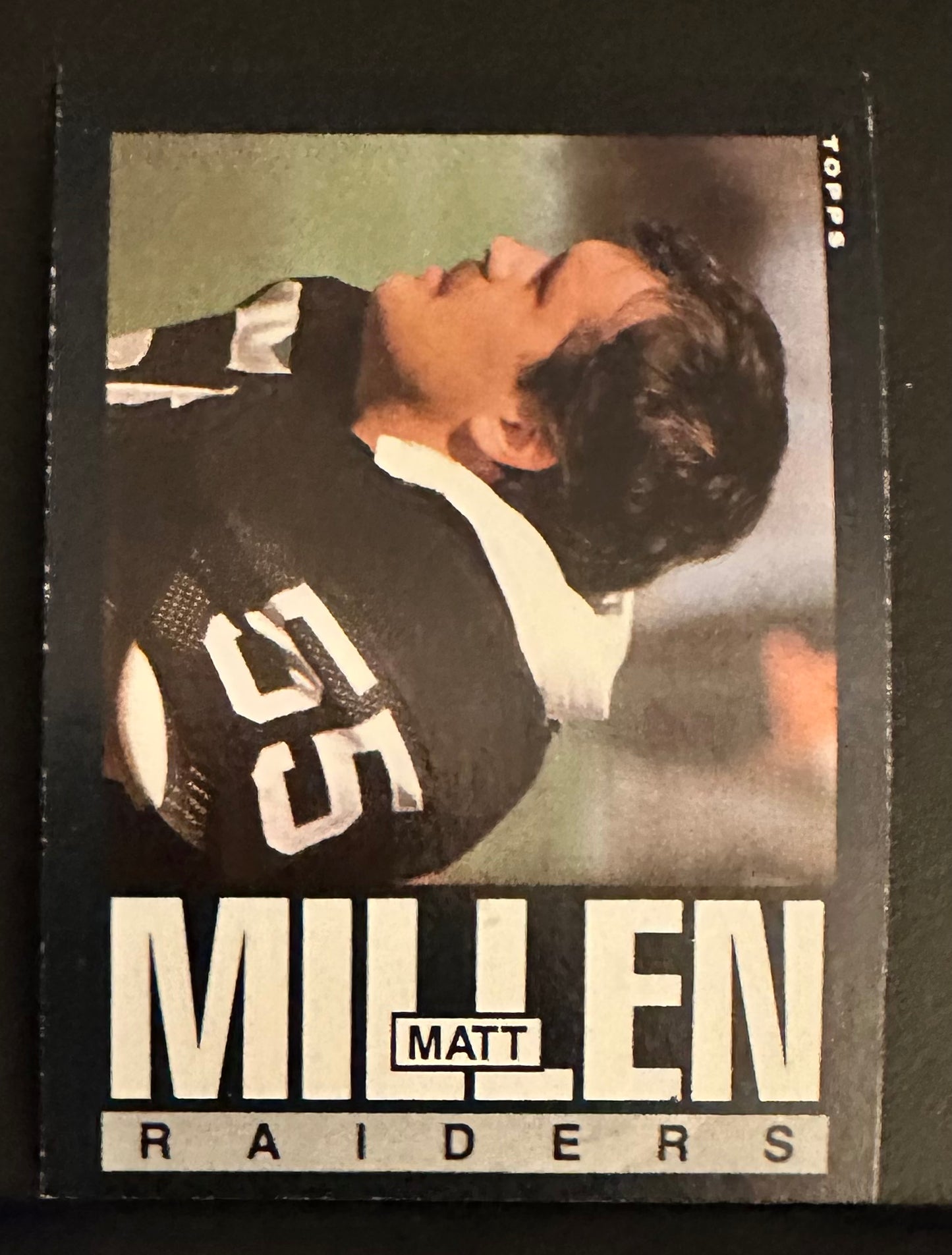 1985 Topps Set-Break # 295 Matt Millen - NM-MT