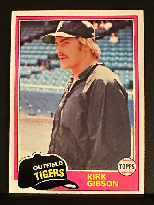 1981 Topps Set-Break #315 Kirk Gibson NM-MT OR BETTER