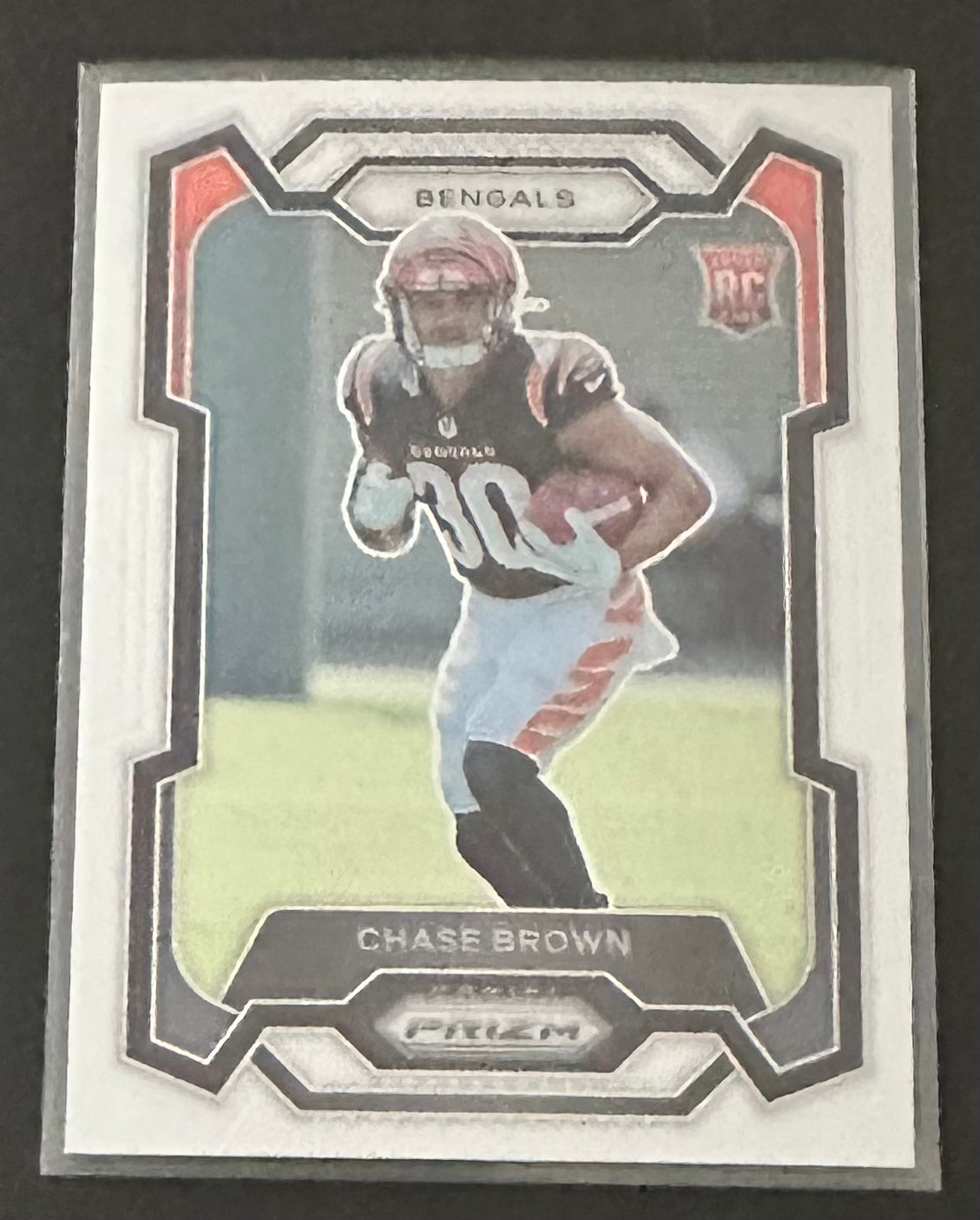 2023 Panini Prizm Chase Brown RC Rookie # 318 - BENGALS