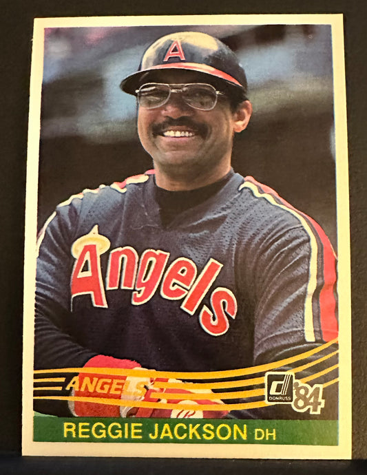 1984 Donruss Set-Break # 57 Reggie Jackson NM-MT OR BETTER