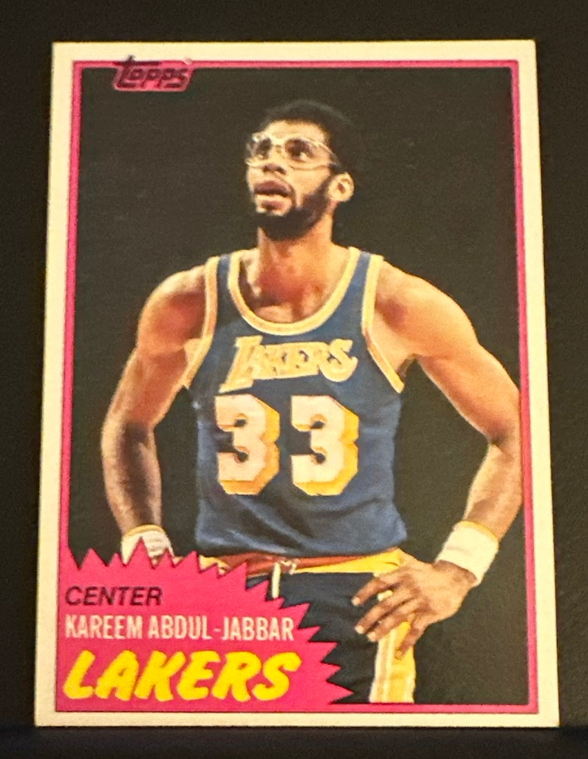 1981-82 Topps Set-Break # 20 Kareem Abdul-Jabbar NR-MINT