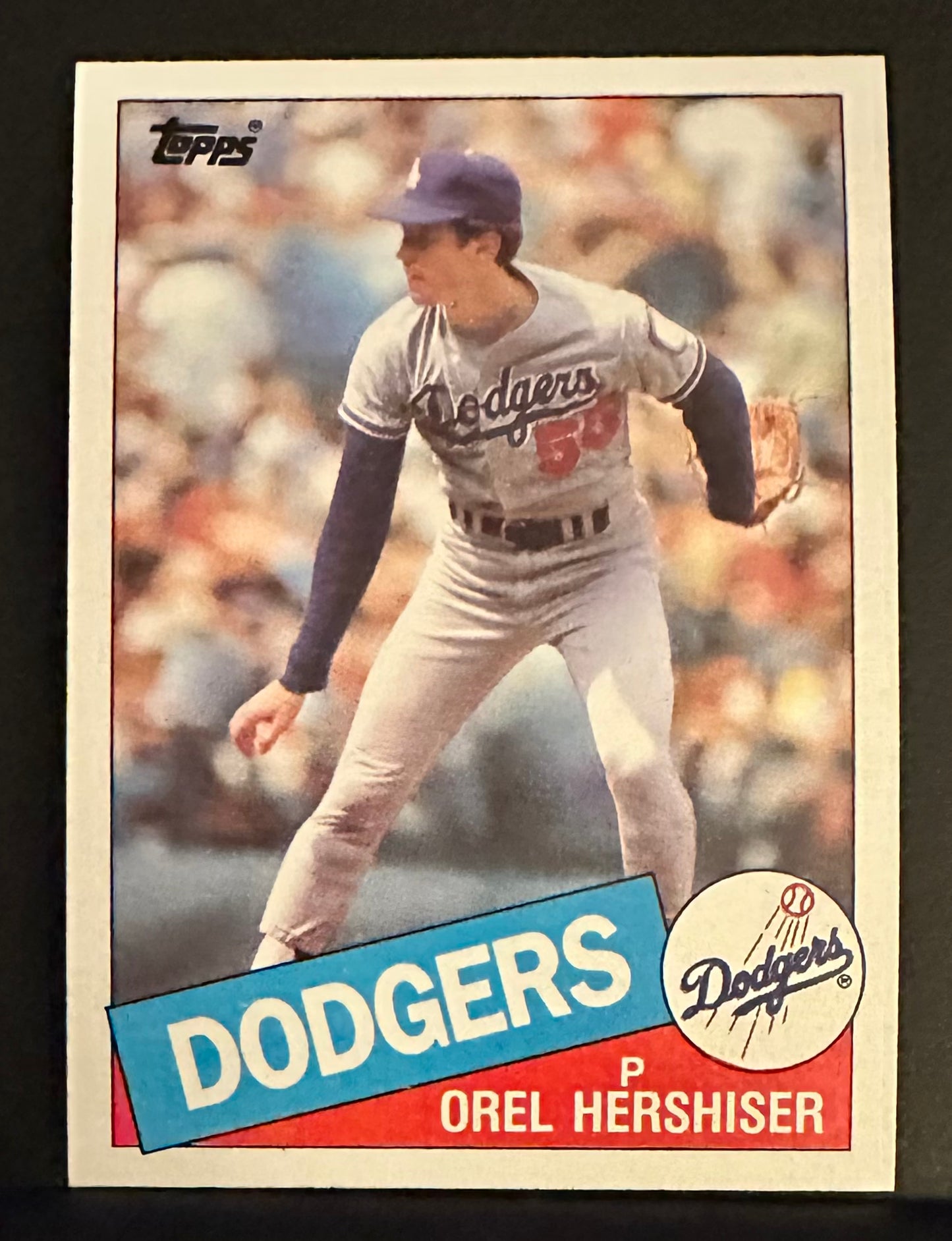 1985 Topps Set-Break #493 Orel Hershiser RC NR-MINT