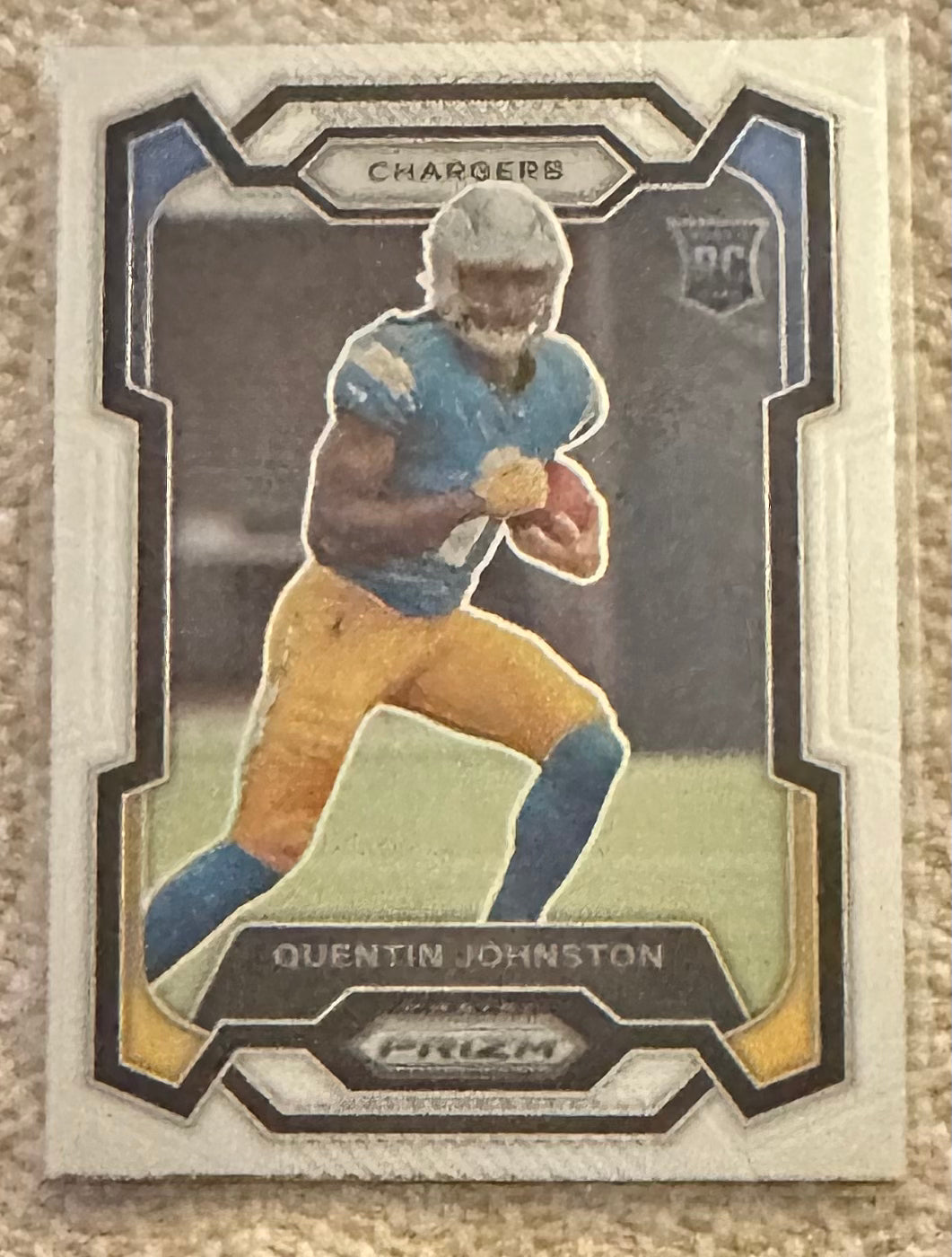 2023 Panini Prizm Quentin Johnson RC Rookie # 353 - LA CHARGERS