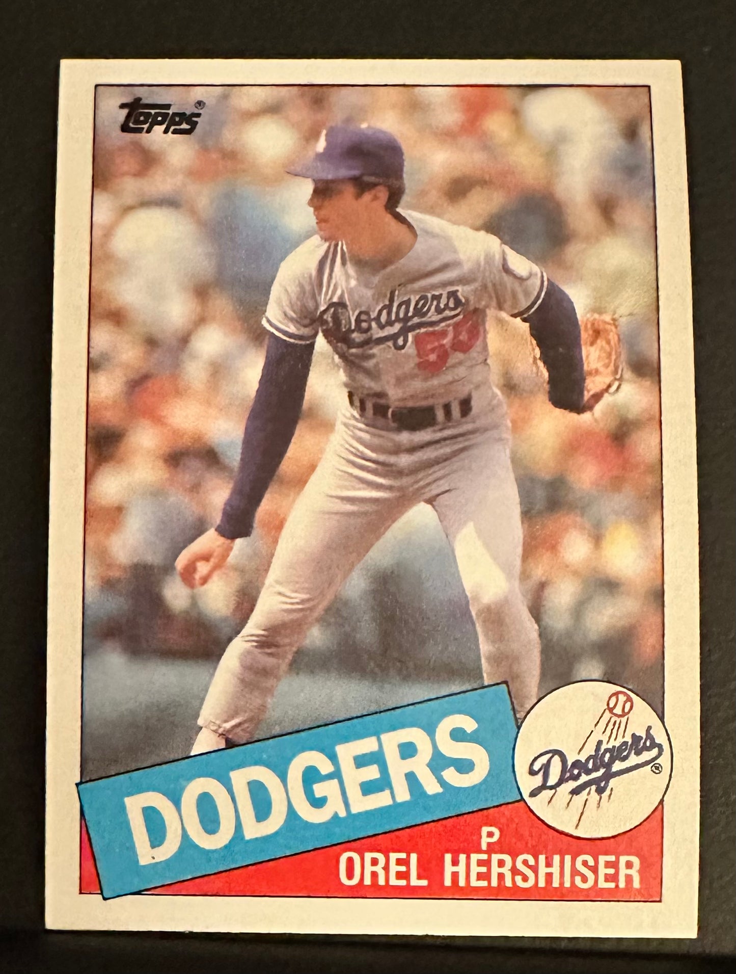 1985 Topps Set-Break #493 Orel Hershiser RC NR-MINT