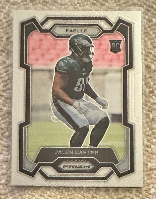 2023 Panini Prizm Jalen Carter RC Rookie # 381 - EAGLES