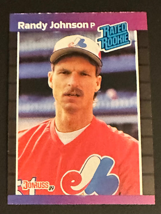 1989 Donruss Randy Johnson Rated Rookie RC #42