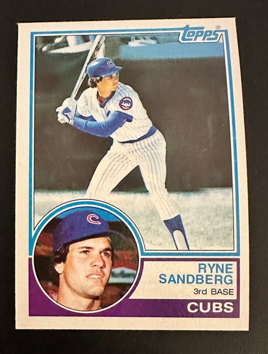 1983 Topps Set-Break # 83 Ryne Sandberg RC NM-MINT