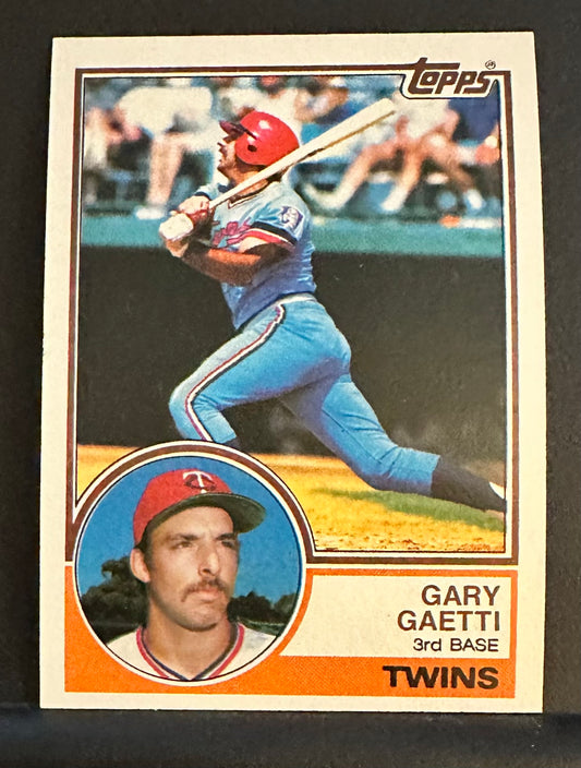 1983 Topps Set-Break # 431 Gary Gaetti MN-MINT OR BETTER