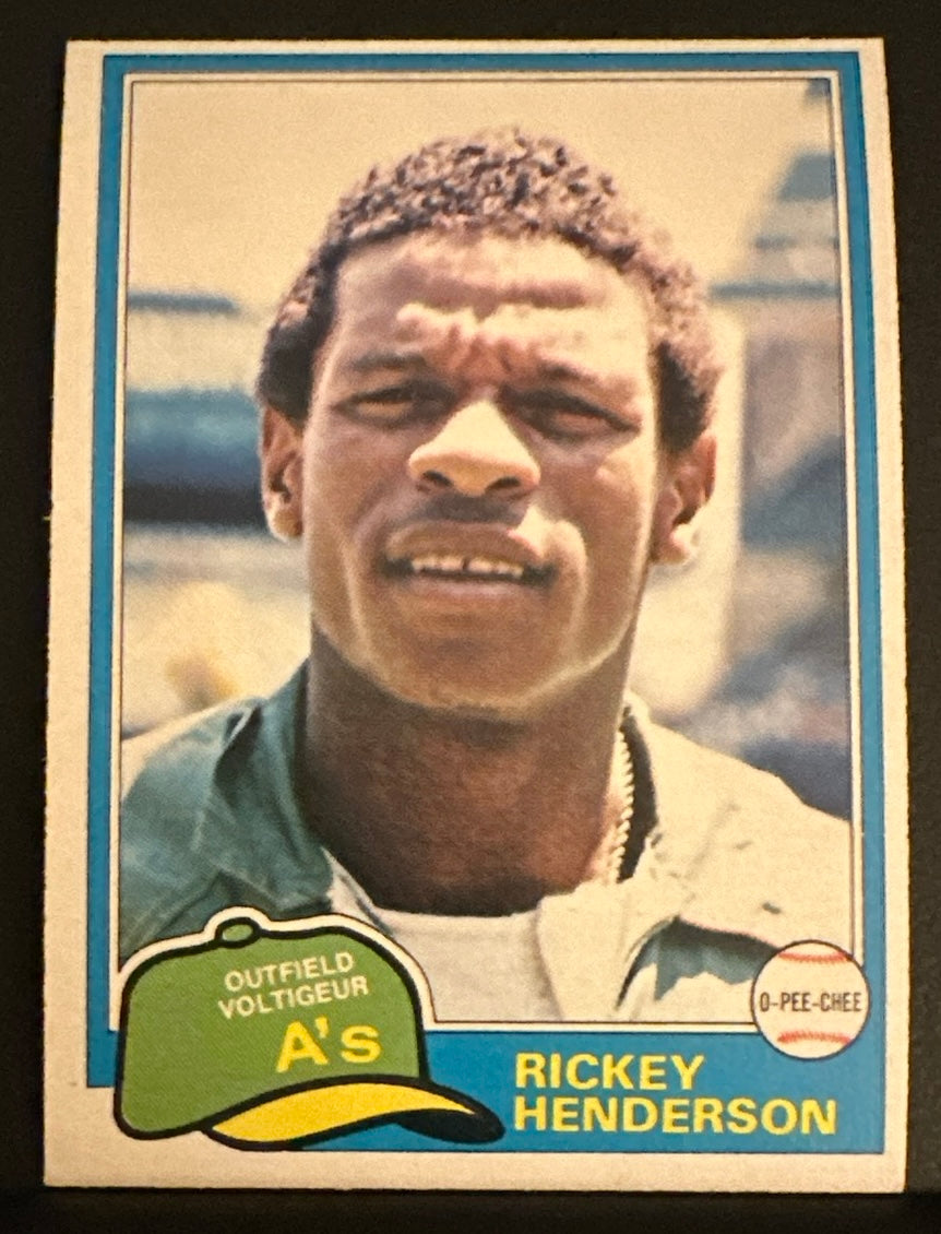 1981 Topps O-Pee-Chee Set-Break #261 Rickey Henderson NR-MINT