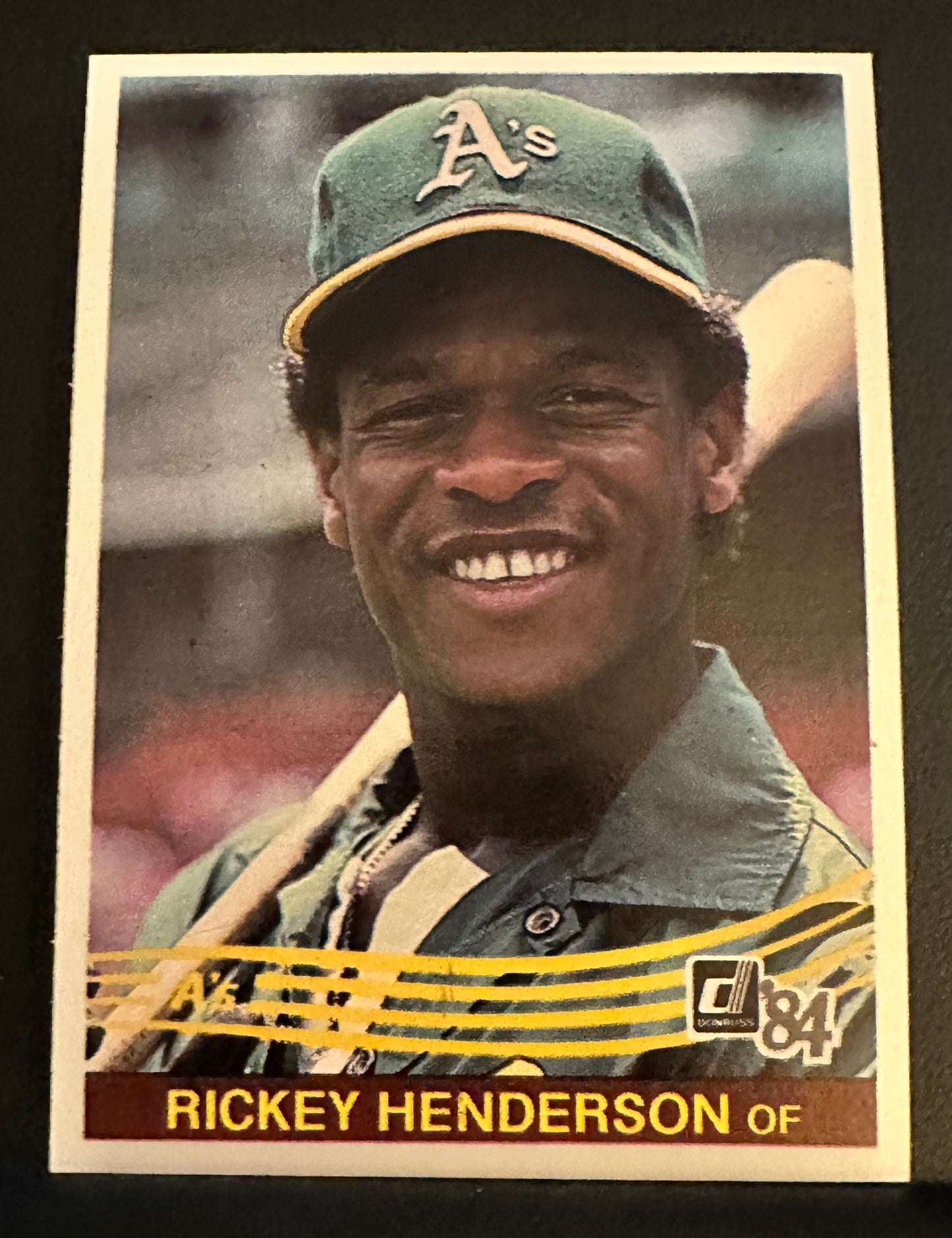 1984 Donruss Set-Break # 54 Rickey Henderson NR-MINT