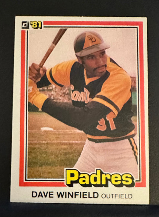 1981 Donruss Set-Break #364 Dave Winfield NM-MT OR BETTER