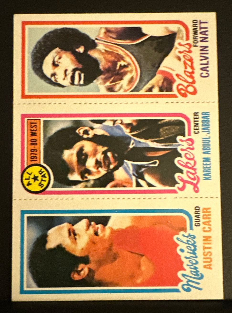 1980-81 Topps Panel Set-Break #200 8 61 Natt /Jabbar/ Carr NR-MINT