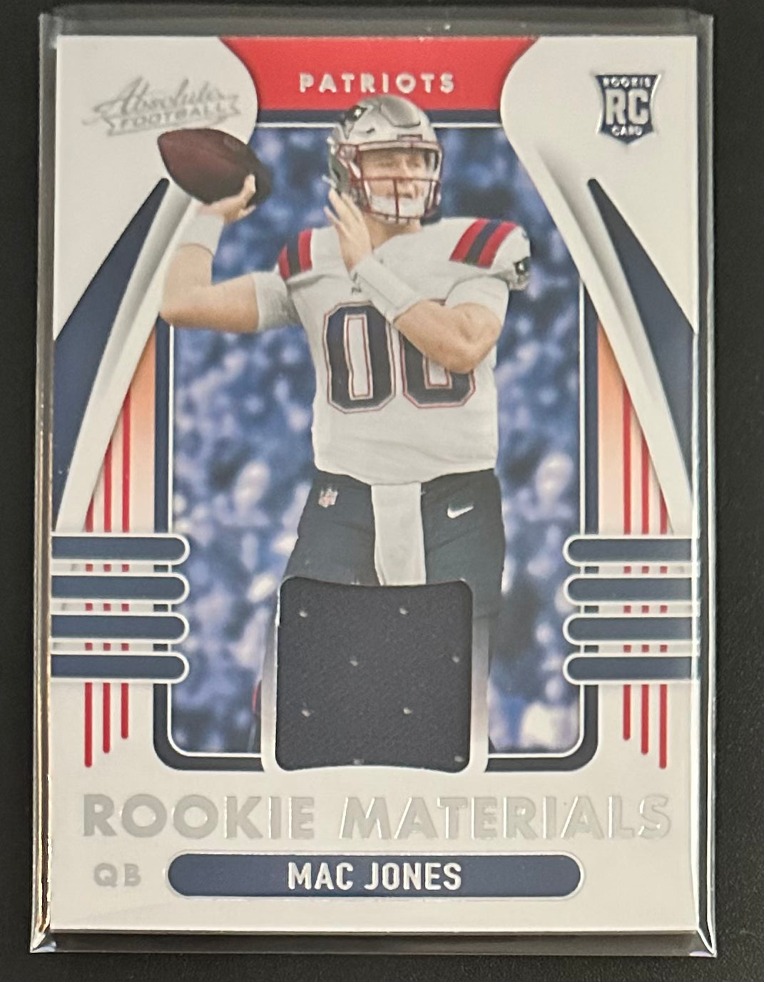 MAC JONES 2021 Absolute Rookie Materials Patch RC #ARM-MJO