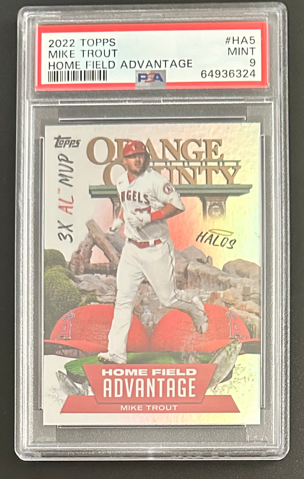 MIKE TROUT 2022 Topps Home Field Advantage #HA-5 PSA 9 MINT